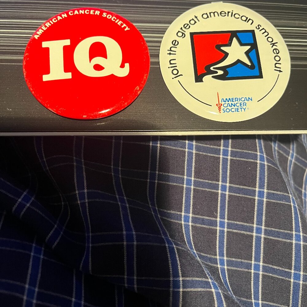 Vintage American Cancer Society Buttons